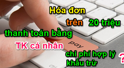 Thanh Toan Hoa Don Trn 20 Trieu Bang Tai Khoan Ca Nhan