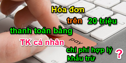 Thanh Toan Hoa Don Trn 20 Trieu Bang Tai Khoan Ca Nhan